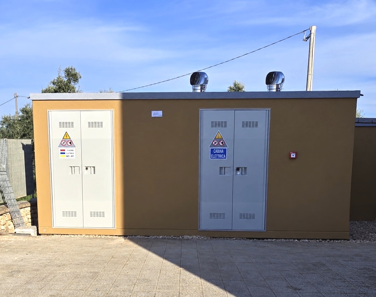 Cabina elettrica realizzata da DIENDI